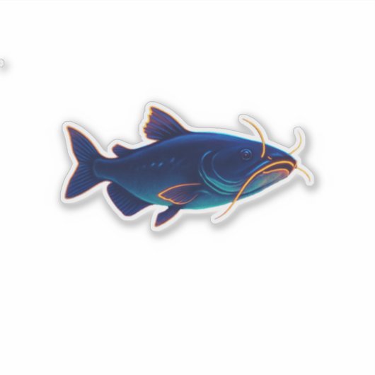 meerval Sticker (Voorkant)
