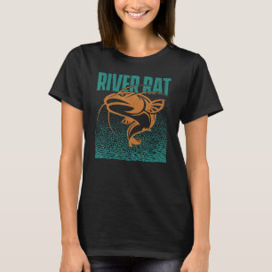 Meerval vangen Zoetwater Meerval Voedsel Hobby Vis T-shirt