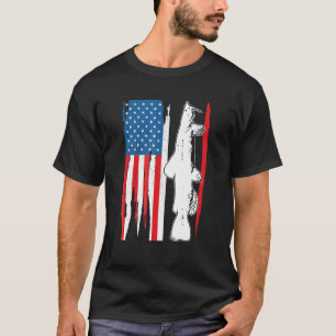 Meerval Vissen Usa Sport Vissen Hengel Molen Vis F T-shirt