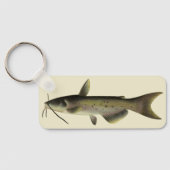 meerval Vist, Marine Life River Fish Sleutelhanger (Achterkant)
