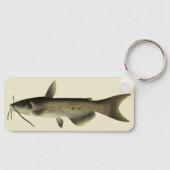 meerval Vist, Marine Life River Fish Sleutelhanger (Voorkant)