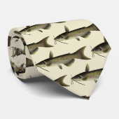  meerval Vist, Marine Life River Fish Stropdas (Opgerold)