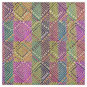 Meervoudig diamant, patchwork, stijl van kleding stof