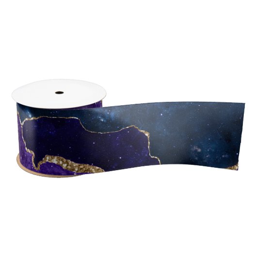 Meervoudig geplateerde Agate Stone Galaxy Sparkly  Lint (Spoel)