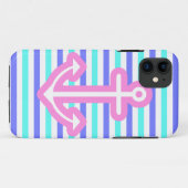Meervoudig lichtroze anker Case-Mate iPhone case (Achterkant (horizontaal))