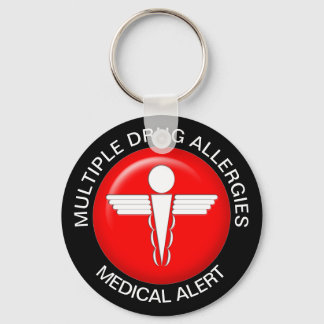 Meervoudige geneesmiddelenallergie sleutelhanger