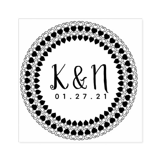 Meervoudige Logo van het Initiaal van het Kunstbla Rubberstempel (Afrduk)