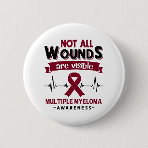 Meervoudige Myeloom Bewustheid Month Ribbon-schenk Ronde Button 5,7 Cm