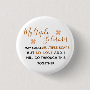 Meervoudige sclerose Bewustheid - Button