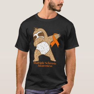 Meervoudige sclerose Bewustheid Dabbing Sloth Warr T-shirt