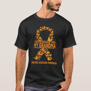 Meervoudige sclerose Bewustheid die ik Oranje voor T-shirt