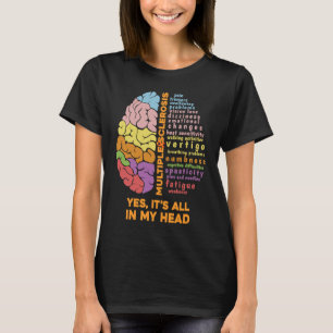Meervoudige sclerose Bewustheid Ik Draag Oranje li T-shirt