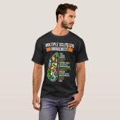 Meervoudige sclerose Bewustheid MS Overleving Duiz T-shirt (Voorkant volledig)