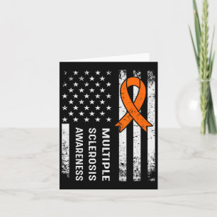 Meervoudige sclerose Bewustheid Oranje lint 2 Kaart