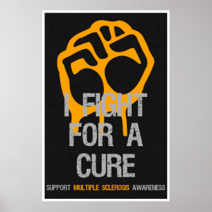 Meervoudige sclerose Bewustheid Posters vocht
