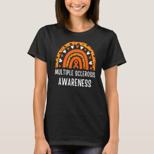 Meervoudige sclerose Bewustheid Zonnebloem Regenbo T-shirt