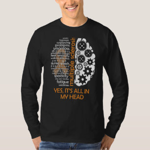 Meervoudige sclerose Het zit allemaal in mijn hoof T-shirt