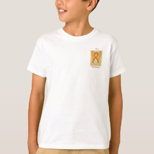 Meervoudige sclerose (MS) Bewustheid Ribbon Angel  T-shirt