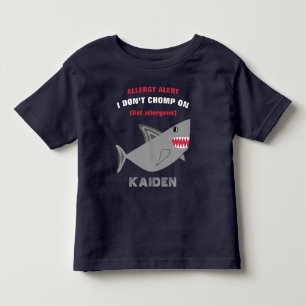 Meervoudige voedselallergie Alert Shark Shirt