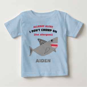 Meervoudige voedselallergie Alert Shark Shirt
