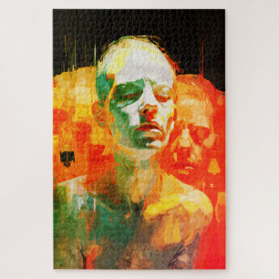 Meervoudigheid van Geest Abstract Emotioneel Portr Legpuzzel