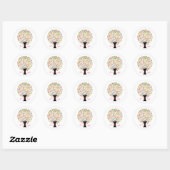 Meervruchtenboom Thunder_Cove Ronde Sticker (Vel)