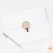 Meervruchtenboom Thunder_Cove Ronde Sticker (Envelop)