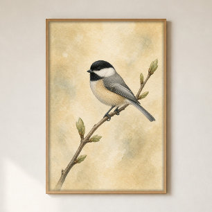 Mees Waterverf Cottagecore Kunst Poster