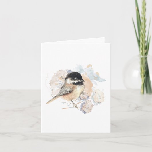 Meesje Watercolor Notitiekaart (Voorkant)