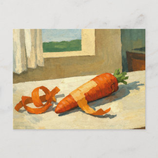 Meest A-schilferige Wortel Kunstwerk Postkaart