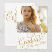 MEEST AFSTUDEERDER | INSCHRIJVING VAN DE GRADUATIE KAART (Voorkant / Achterkant)