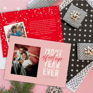 Meest bejaarde kerstfoto ooit grappig feestdagenkaart