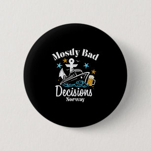 Meest D Beslissingen Noorwegen Voorjaarsvakantie Ronde Button 5,7 Cm