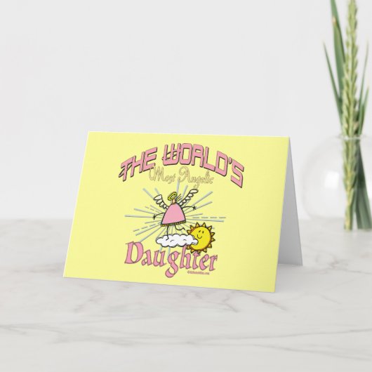 Meest engelachtige dochter kaart (Voorkant)