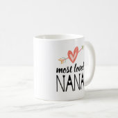 Meest geliefde Heart Nana Koffiemok (Voorkant rechts)