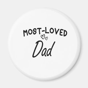 Meest Geliefde Papa, Kerstcadeau, Vaderdag, Cadeau Magneet