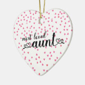 Meest geliefde tante keramisch ornament (Links)