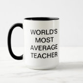 Meest gemiddelde leraar ter wereld mok (Links)