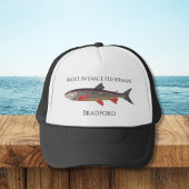 Meest gemiddelde visserijforel trucker pet