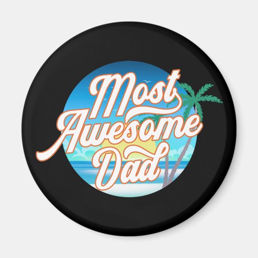 Meest Geweldige pap Vaderdag | Magneet (Voorkant)