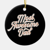 Meest Geweldige pap Vaderdag | ORNAMENT (Voorkant)