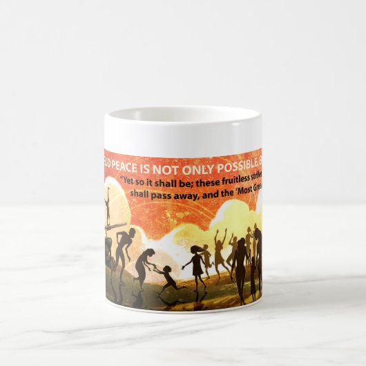 Meest geweldige vrede koffiemok (Center)