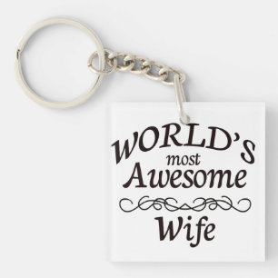 Meest Geweldige vrouw ter wereld Sleutelhanger
