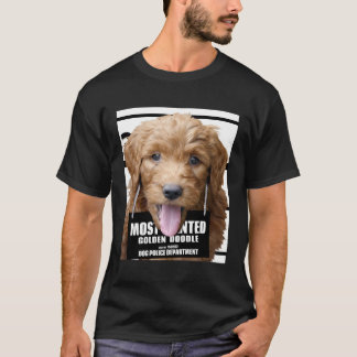 Meest gezochte Golden Doodle Golden Retriever Pood T-shirt