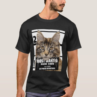 Meest gezochte Maine Coon Kat Schattige Grappig Ka T-shirt