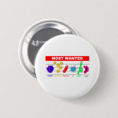 Meest gezochte ronde button 5,7 cm (Voorkant /achterkant)