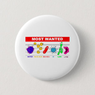 Meest gezochte ronde button 5,7 cm