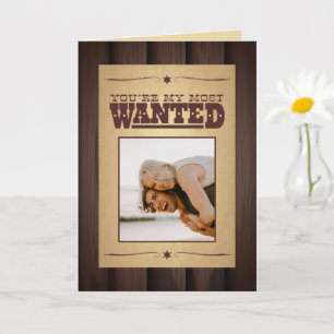 Meest gezochte Valentijnsdag Poster Kaart