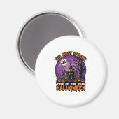 Meest Griezelige Halloween Spokenhuis Heks Pompoen Magneet (Voorkant / Achterkant)