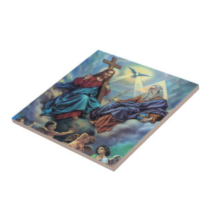 Meest Heilige Driehoek Tegeltje